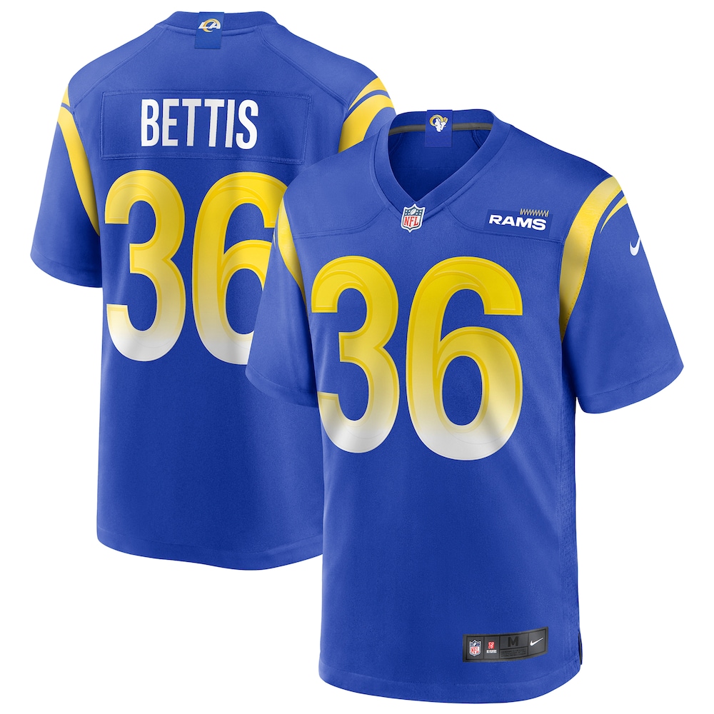 NEW Los Angeles Rams Jerome Bettis Royal Game Retired Player Football Jersey
