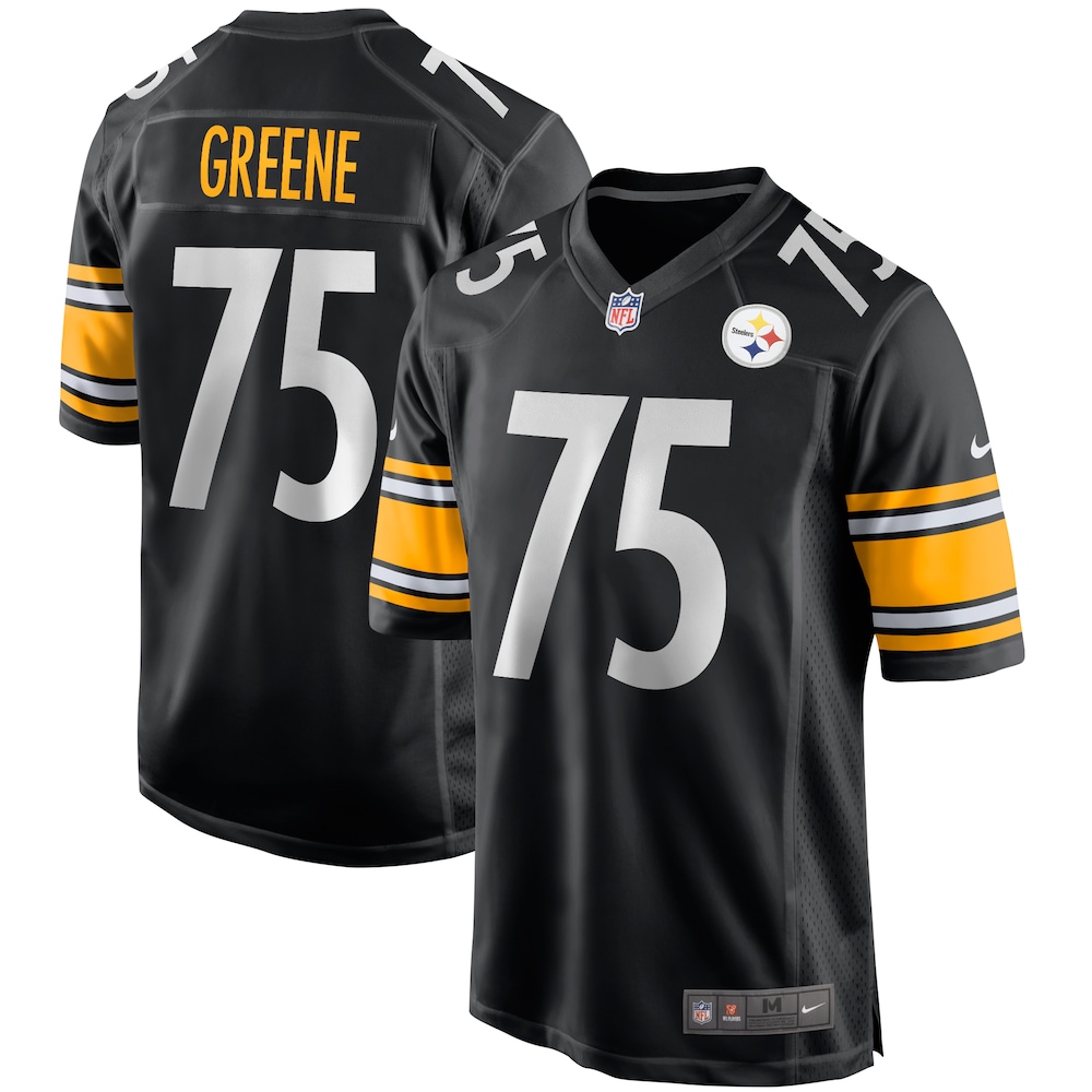 NEW Pittsburgh Steelers Joe Greene 75 Black Football Jersey