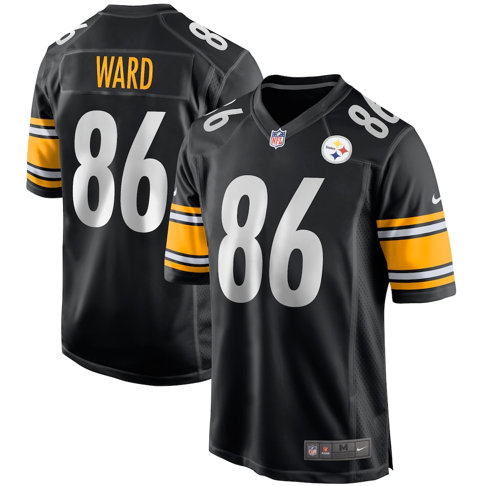 NEW Pittsburgh Steelers Hines Ward Black 86 Football Jersey