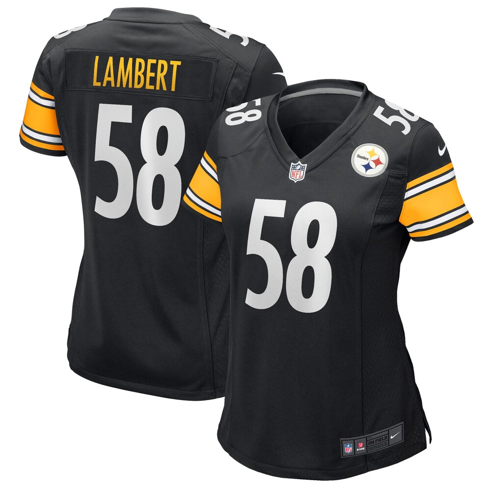NEW Pittsburgh Steelers Jack Lambert Black Game Retired Player Football Jersey