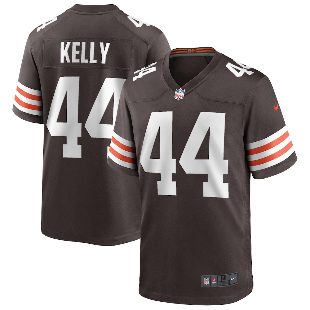 Cleveland Browns Leroy Kelly Brown Game Retired Player Football Jersey