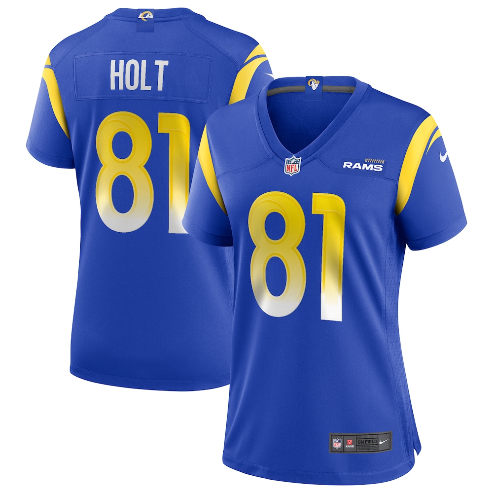 NEW Los Angeles Rams Torry Holt Royal Game Retired Player Football Jersey