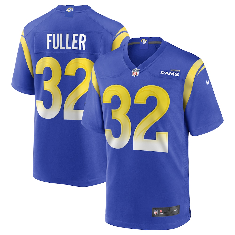 NEW Los Angeles Rams Jordan Fuller Royal Football Jersey