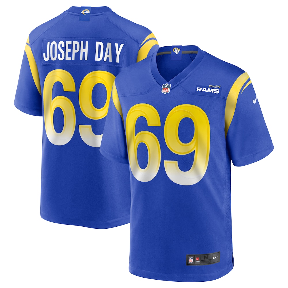 NEW Los Angeles Rams Sebastian JosephDay Royal Football Jersey