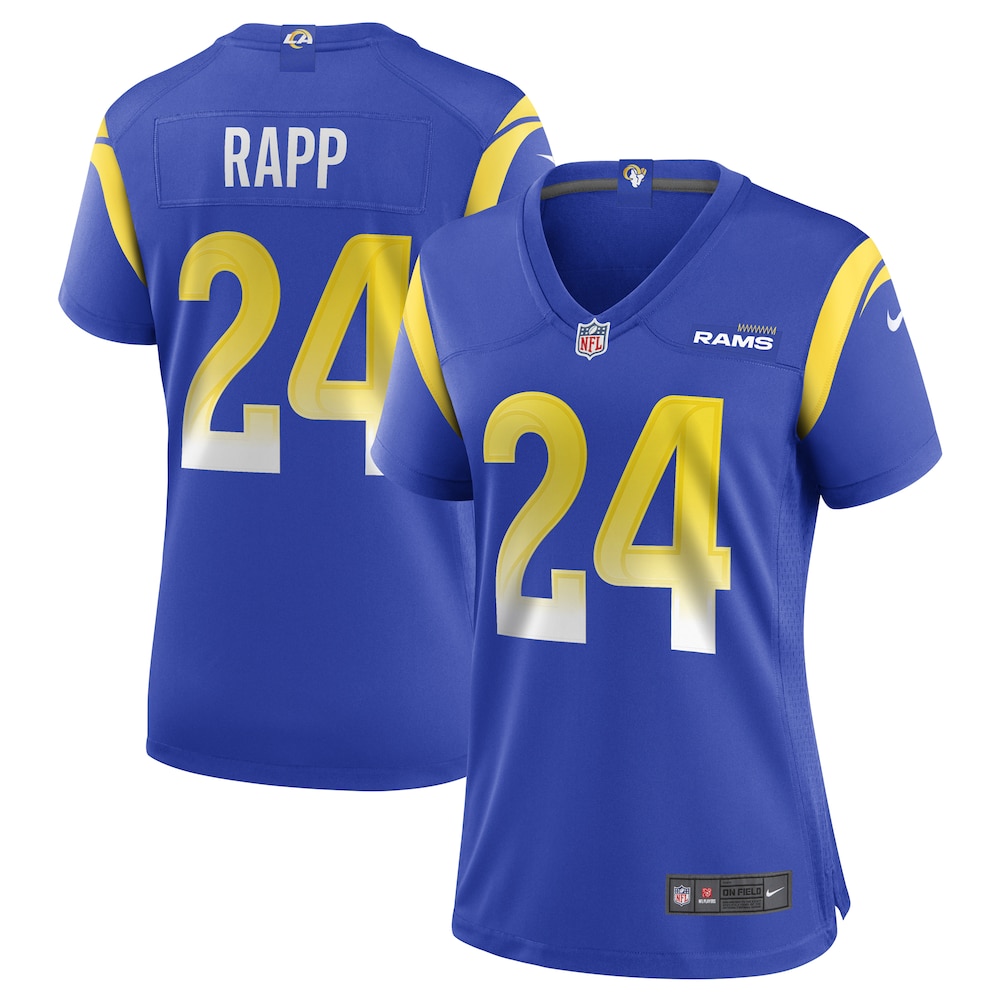 NEW Los Angeles Rams Taylor Rapp Royal Football Jersey