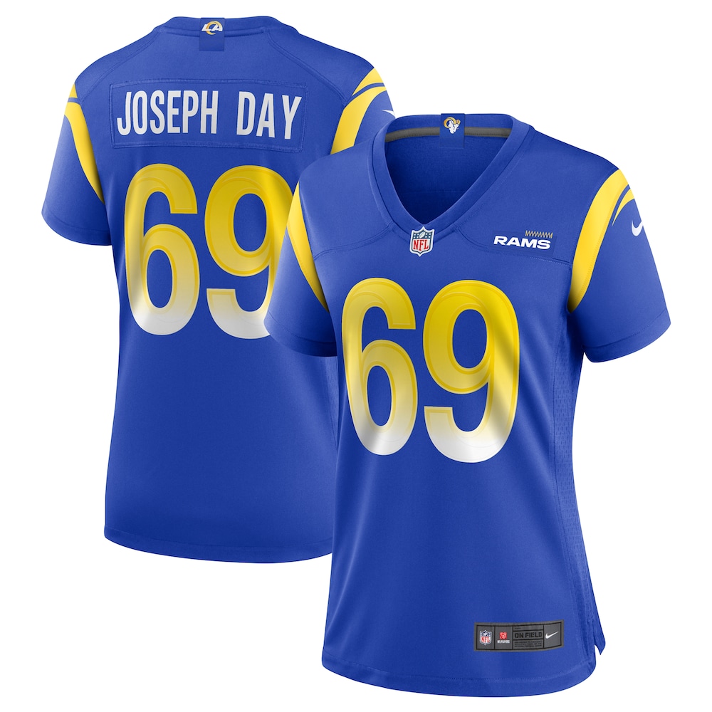 NEW Los Angeles Rams Sebastian JosephDay 69 Royal Football Jersey