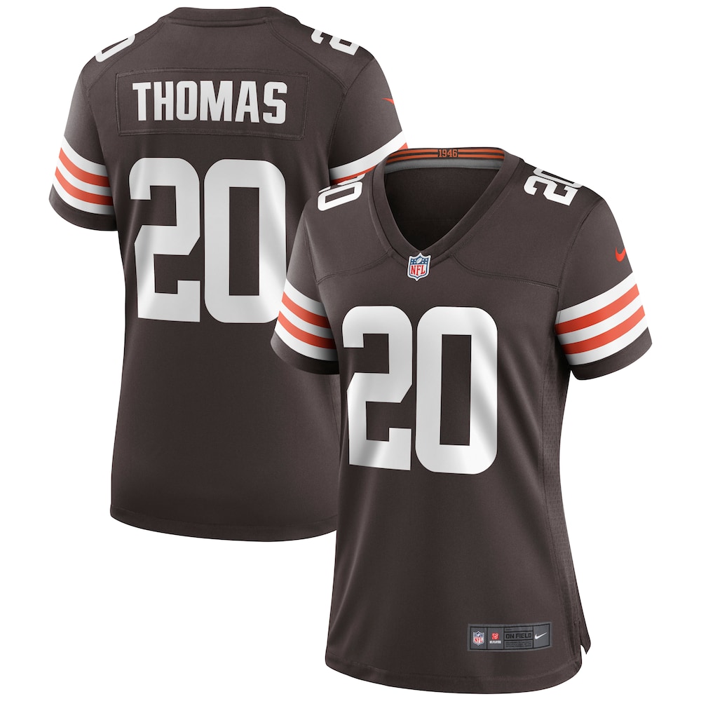 Cleveland Browns Tavierre Thomas Brown Football Jersey