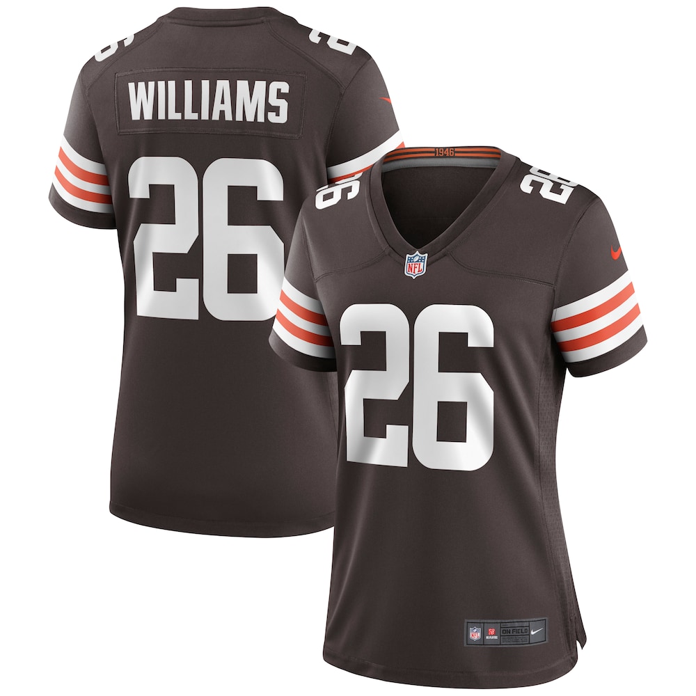 Cleveland Browns Greedy Williams Brown Football Jersey