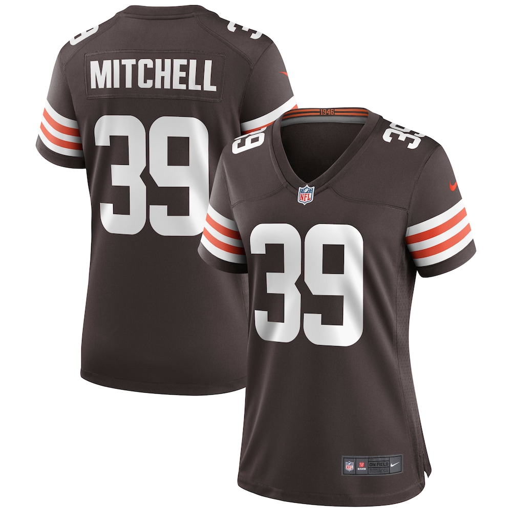 Cleveland Browns Terrance Mitchell Brown Football Jersey