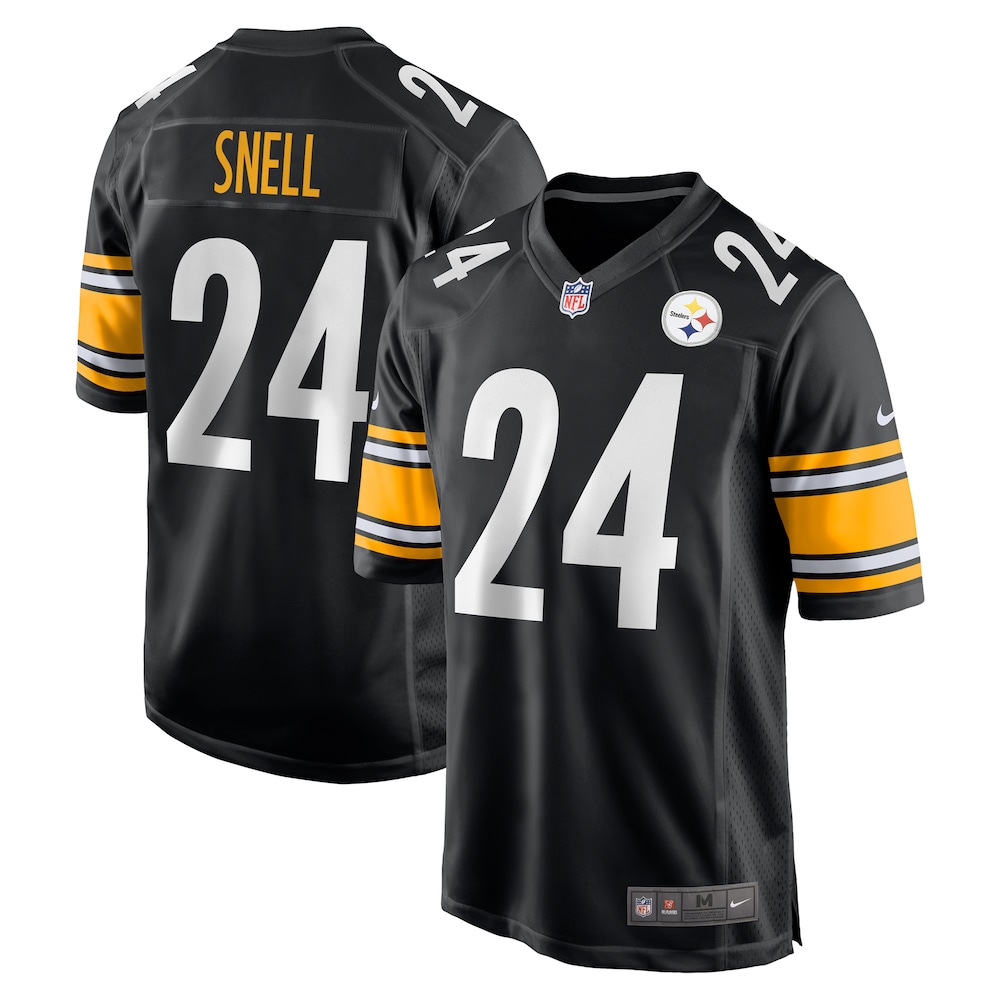 NEW Pittsburgh Steelers Benny Snell Jr. 24 Black Football Jersey