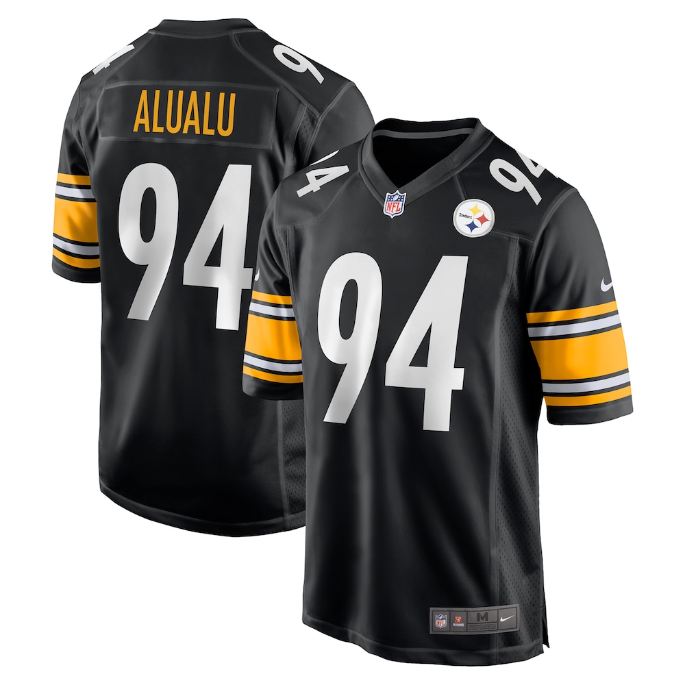 NEW Pittsburgh Steelers Tyson Alualu Black Football Jersey