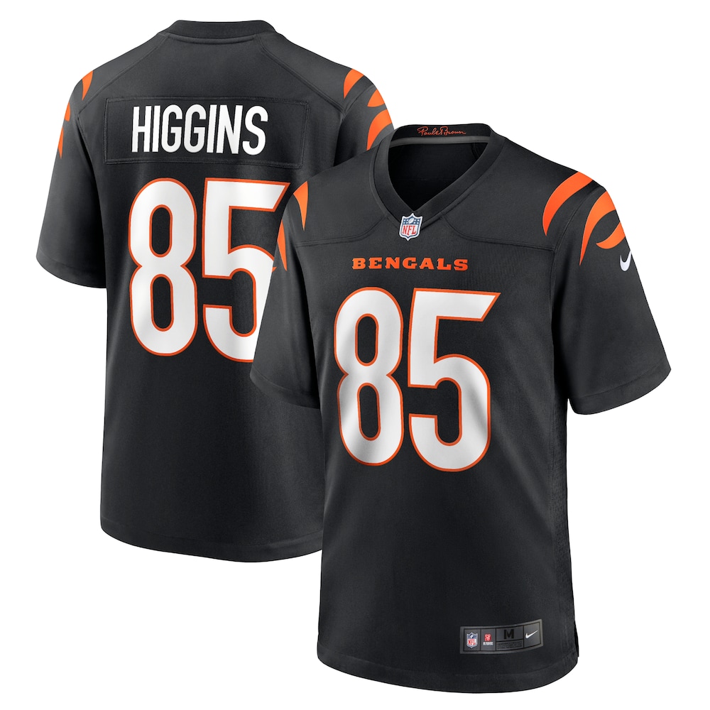 NEW Cincinnati Bengals Tee Higgins Black Football Jersey