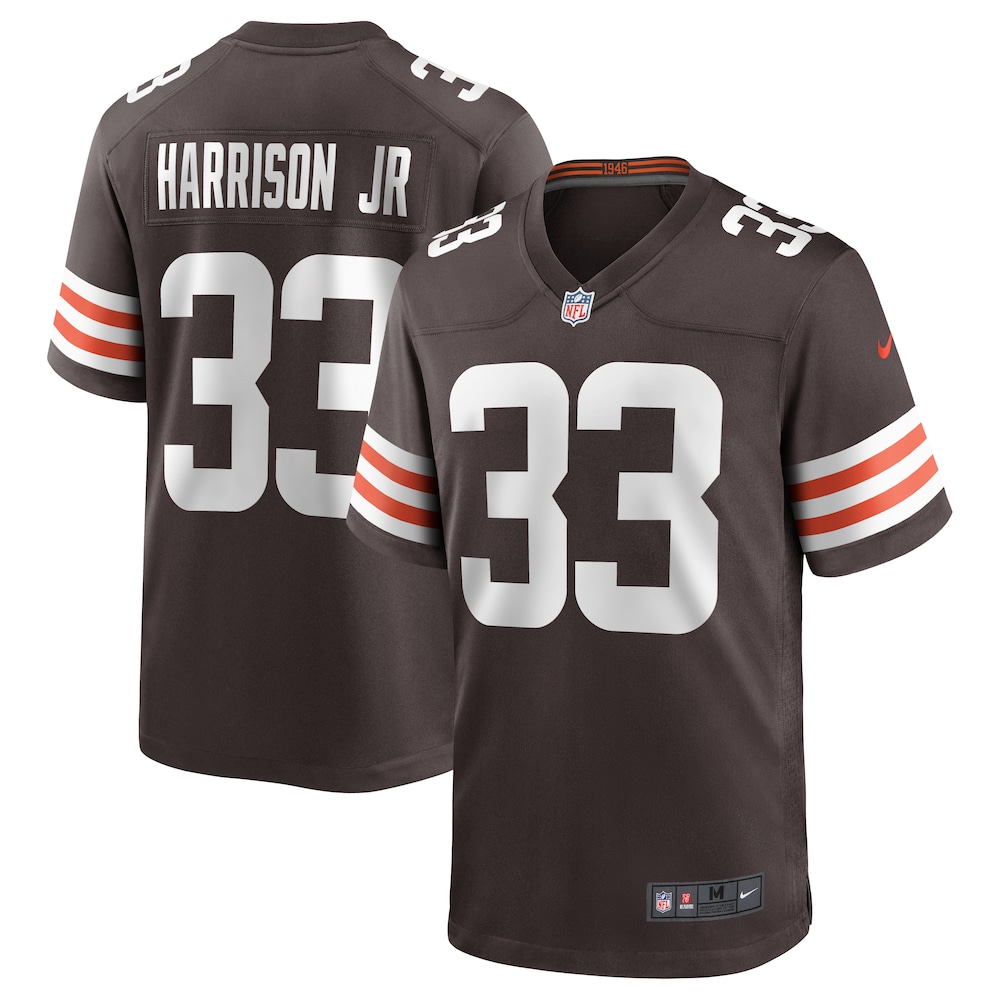 Cleveland Browns Ronnie Harrison Jr. Brown Football Jersey