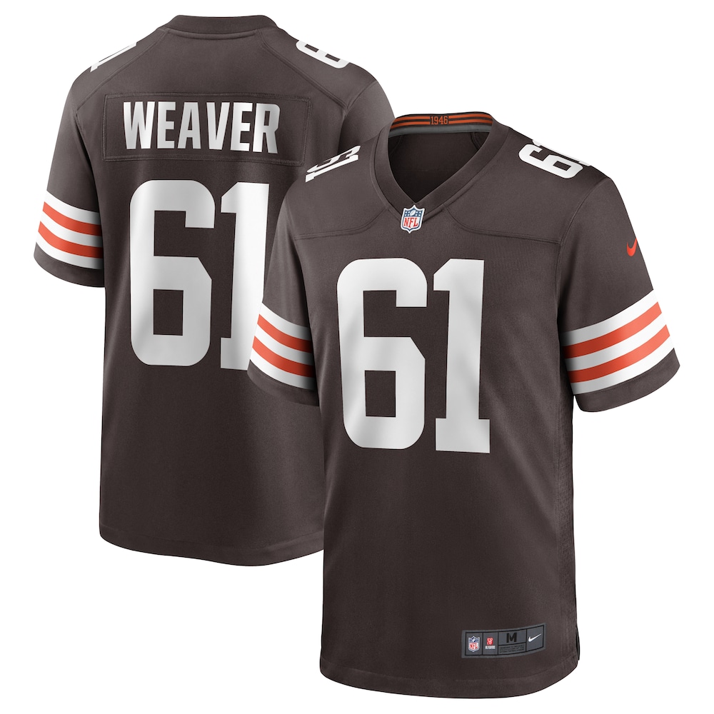 Cleveland Browns Curtis Weaver Brown Football Jersey