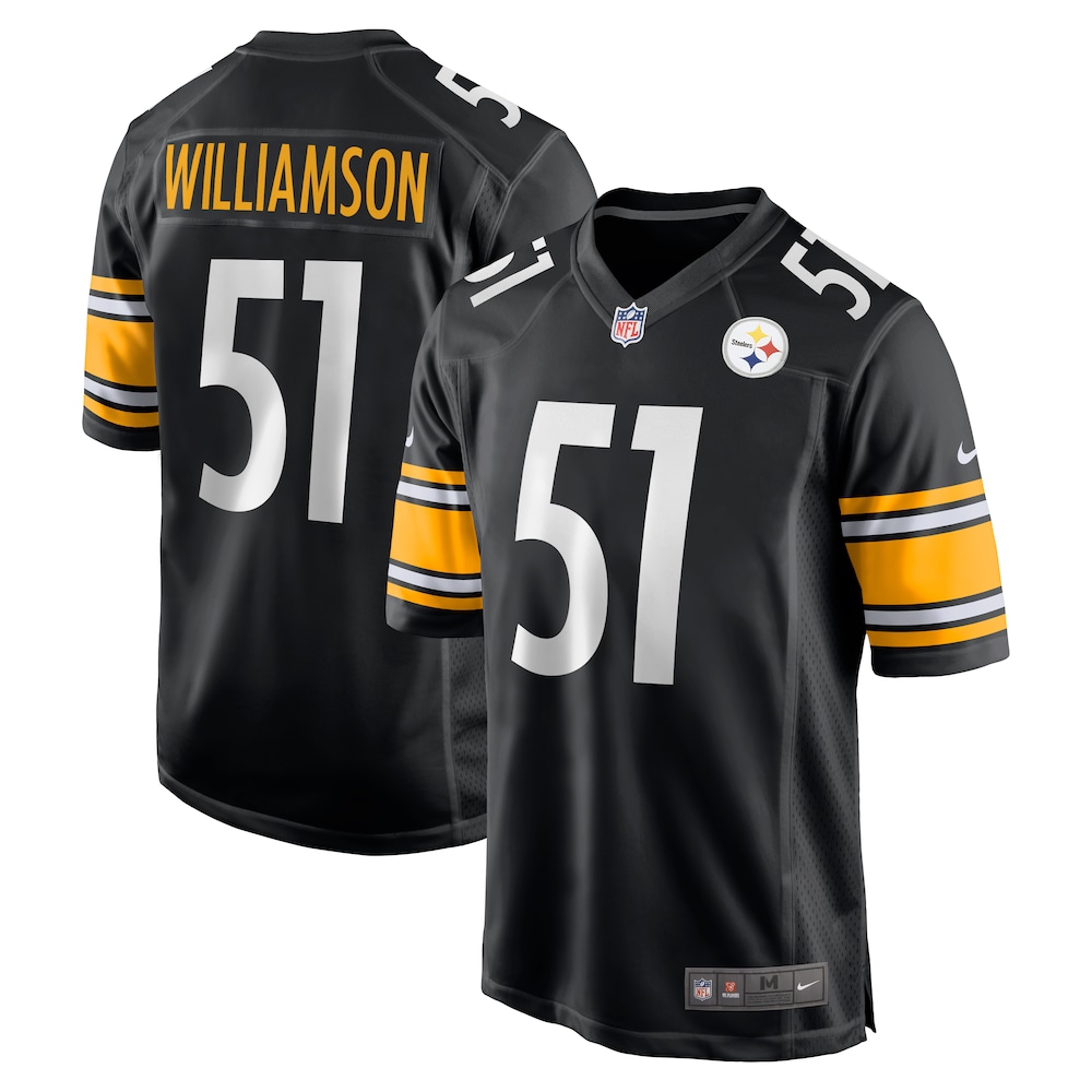 NEW Pittsburgh Steelers Avery Williamson Black Football Jersey