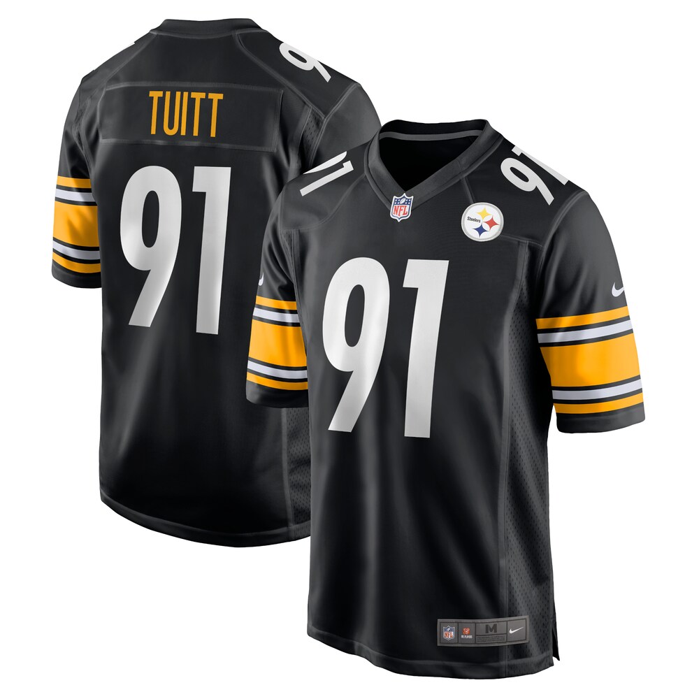 NEW Pittsburgh Steelers Stephon Tuitt Black Game Team Football Jersey