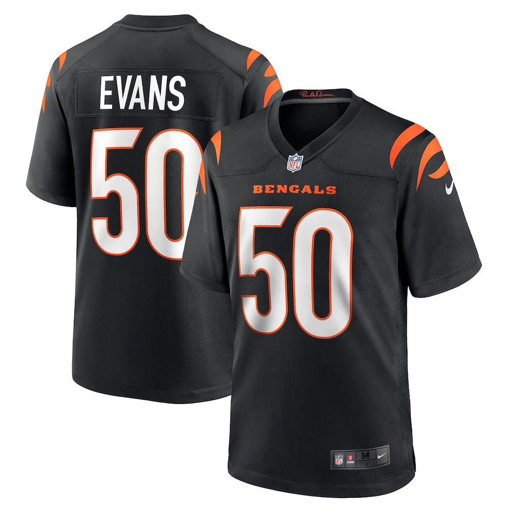 NEW Cincinnati Bengals Jordan Evans 50 Football Jersey