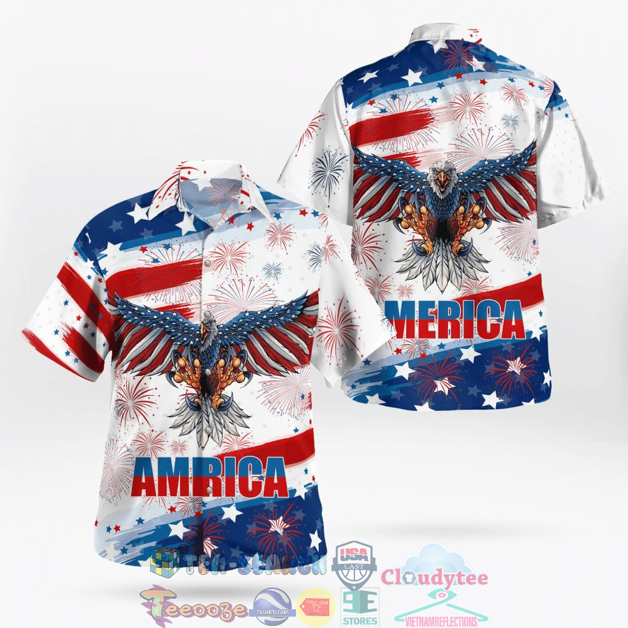 4th Of July Independence Day Eagle America Hawaiian Shirt