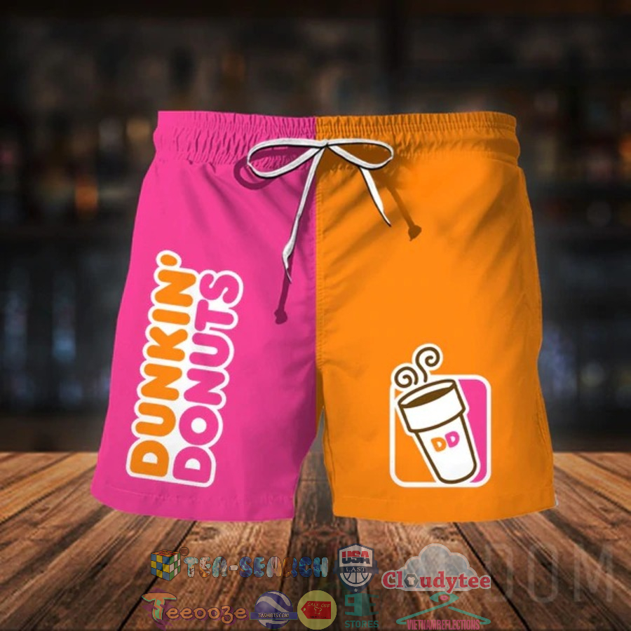 Dunkin’ Donuts Coffee Hawaiian Shorts