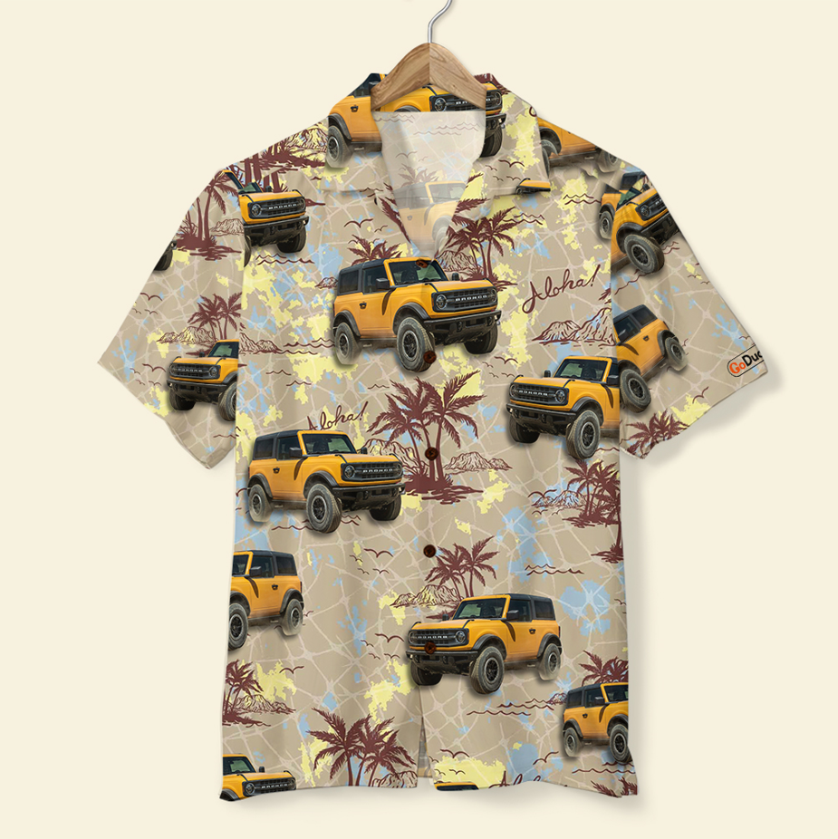 HOT Ford Bronco palm tree Hawaii Shirt, Shorts