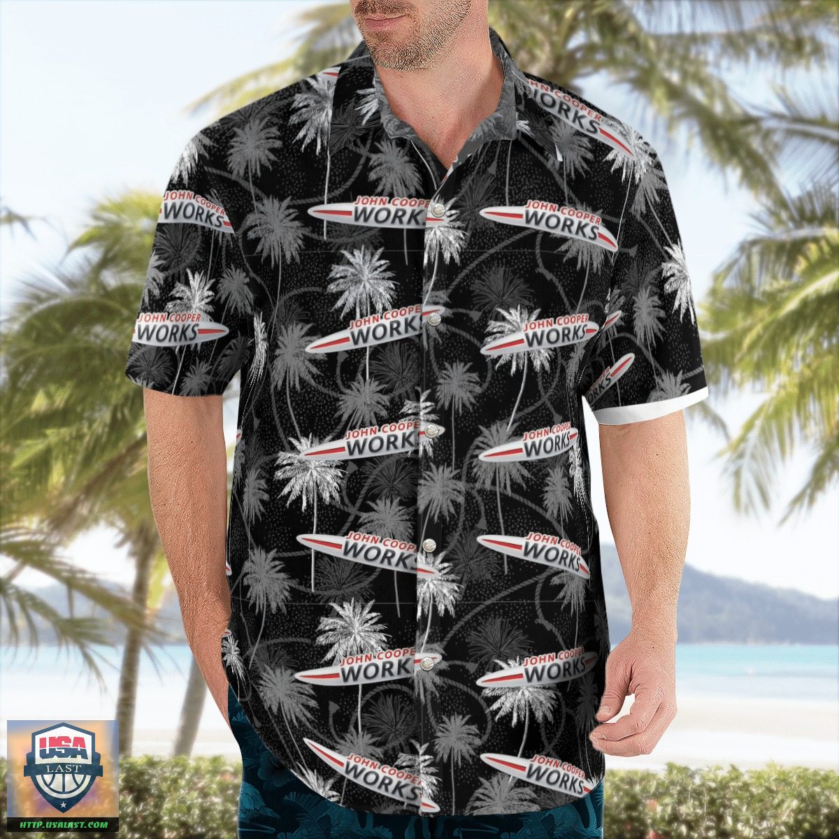 Cheap John Cooper Works Hawaiian Shirts Summer Short