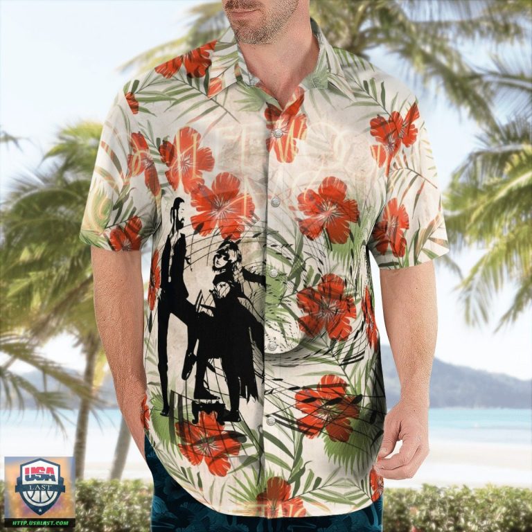 2022 Hot Sale Fleetwood Mac Band Hawaiian Shirts Beach Short
