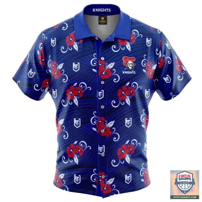 Available Newcastle Knights NRL Hawaiian Shirt