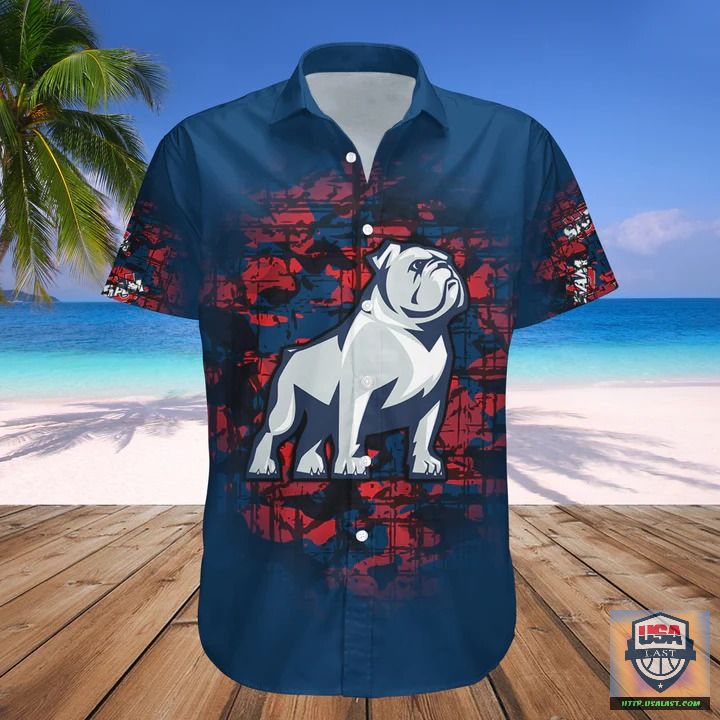Samford Bulldogs Camouflage Vintage Hawaiian Shirt