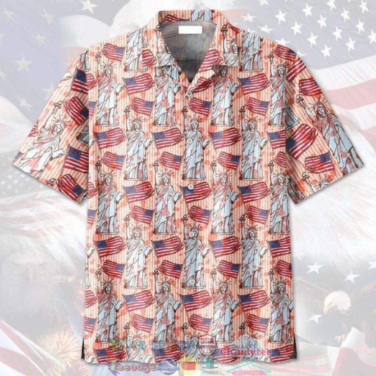 4th Of July Independence Day Statue Of Liberty Hawaiian Shirt