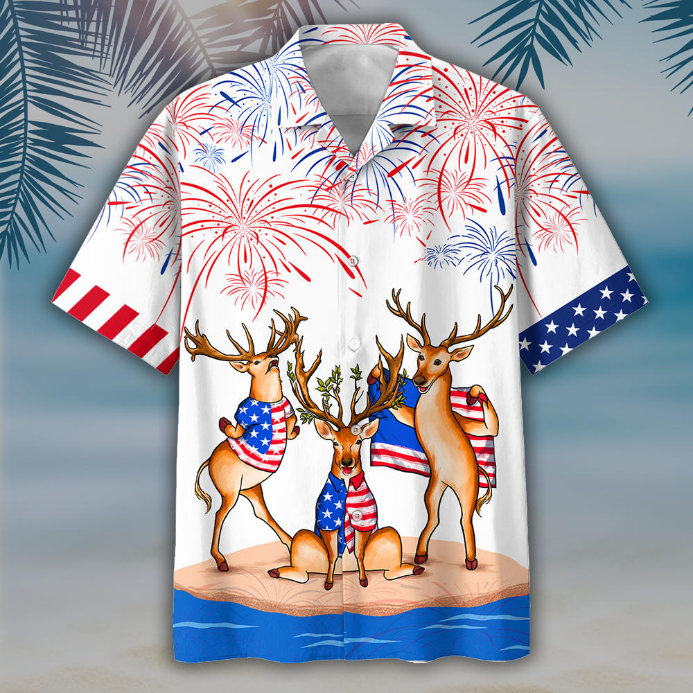 NEW Deer Independence Is Coming 0303 Hawaii Shirt, Shorts