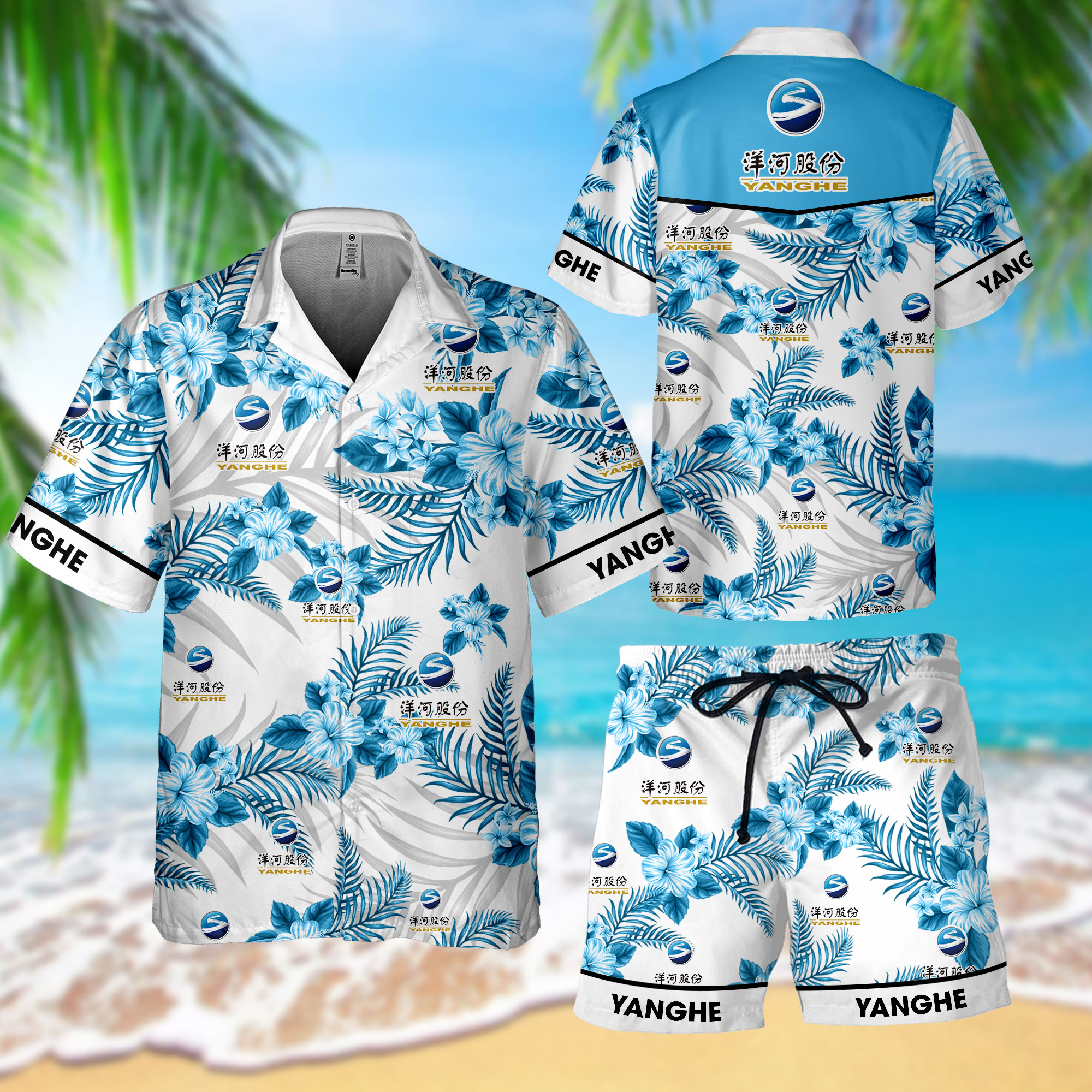 NEW Yanghe Hawaii Shirt, Shorts