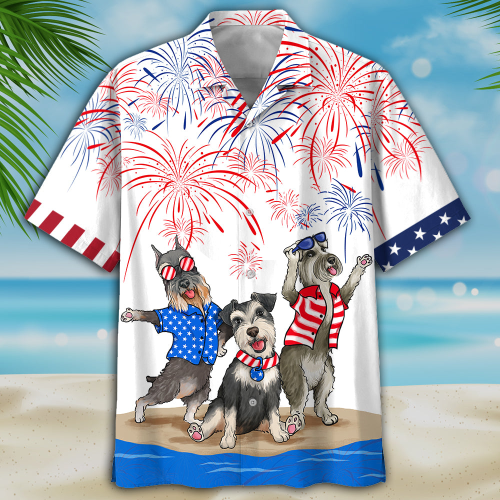 NEW Miniature Schnauzer Independence Is Coming Hawaii Shirt, Shorts