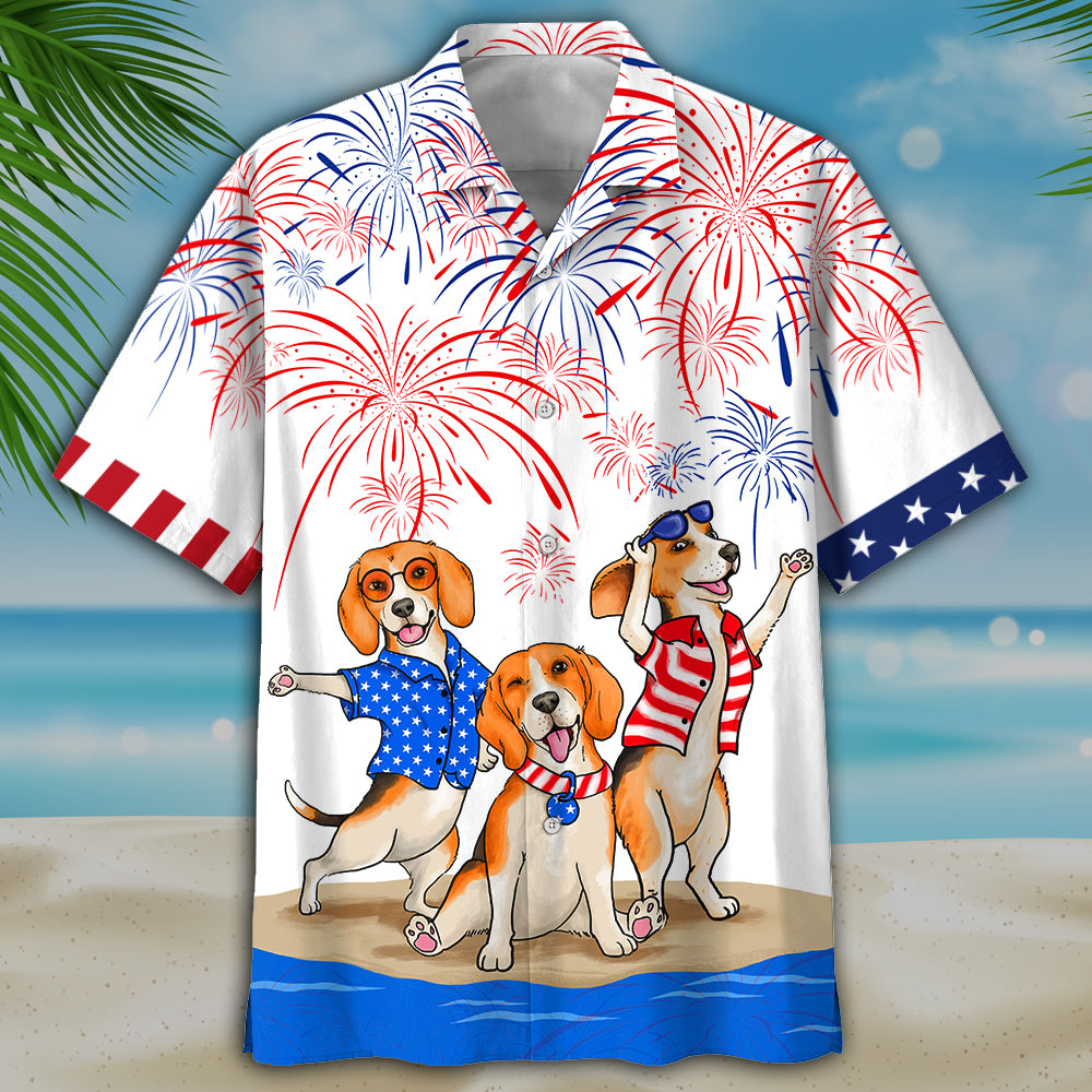 NEW Beagle Independence Day Is Coming Hawaii Shirt, Shorts