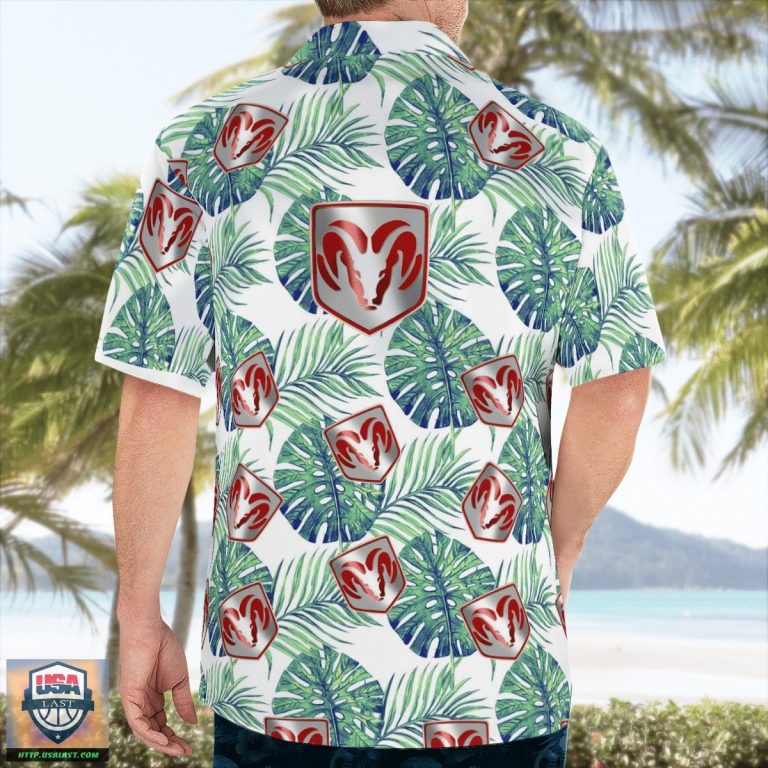 Premium Dodge Logo Hawaiian Shirts Beach Short