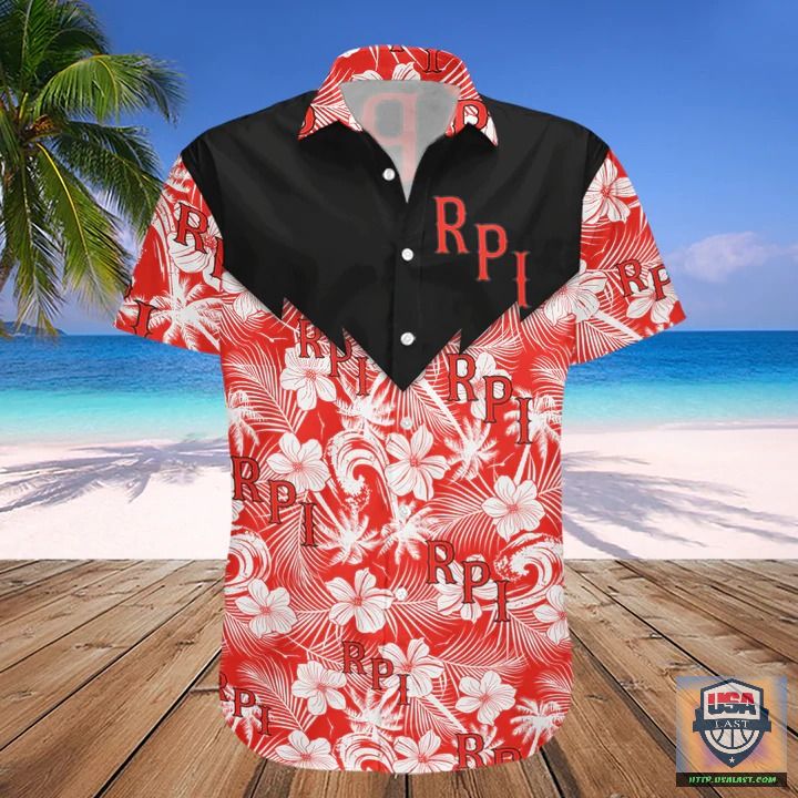For Fans RPI Engineers NCAA Tropical Seamless Hawaiian Shirt