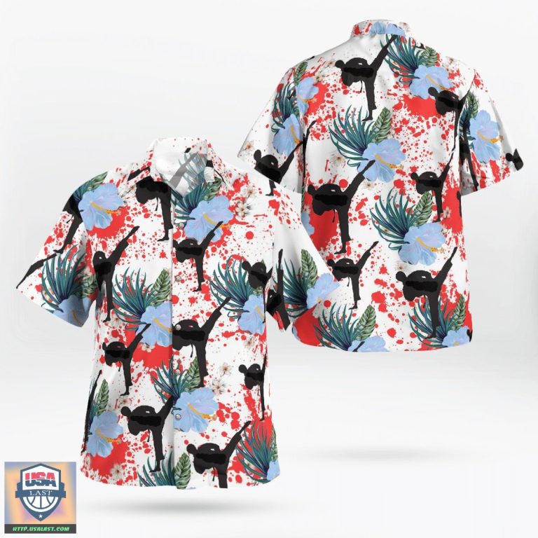 New Taobao Karate Hawaiian Shirts Summer Short