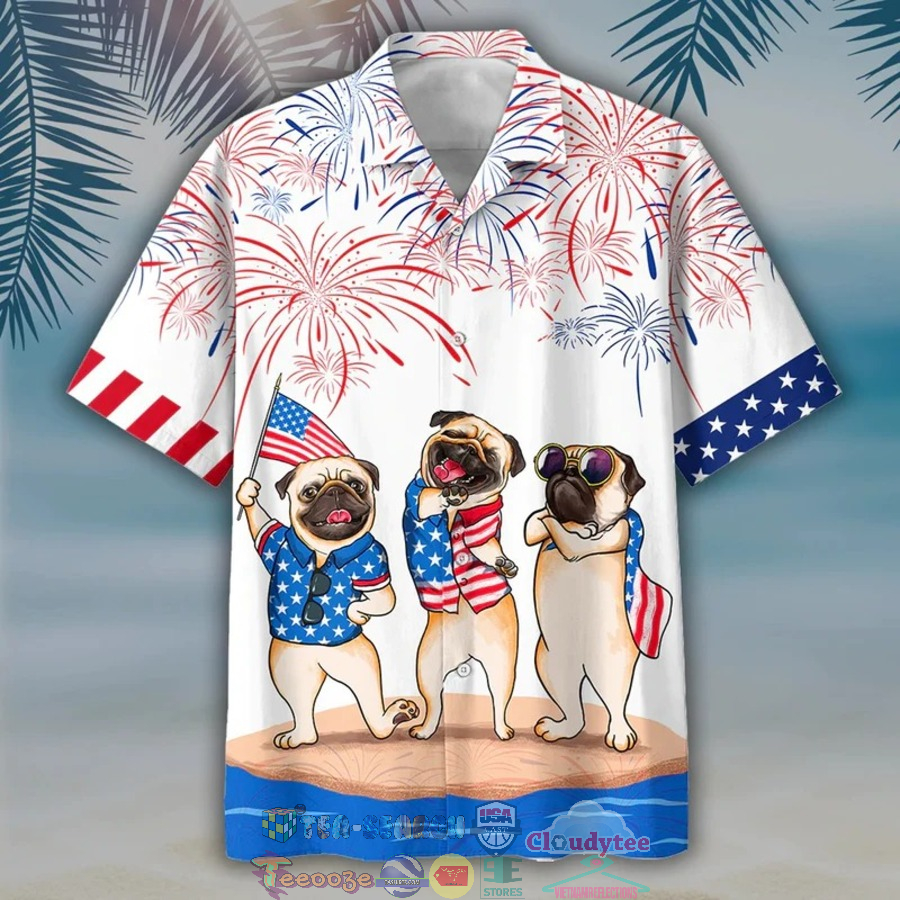 Pug Independence Day Is Coming Hawaiian Shirt
