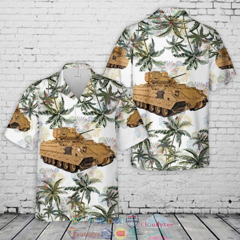 4th Of July Independence Day US Army M2A3 Bradley Hawaiian Shirt