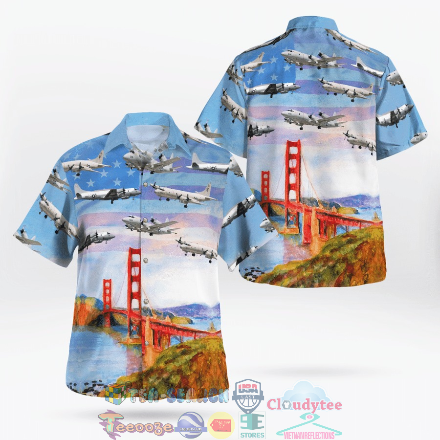 US Navy Independence Day Golden Gate Bridge Hawaiian Shirt