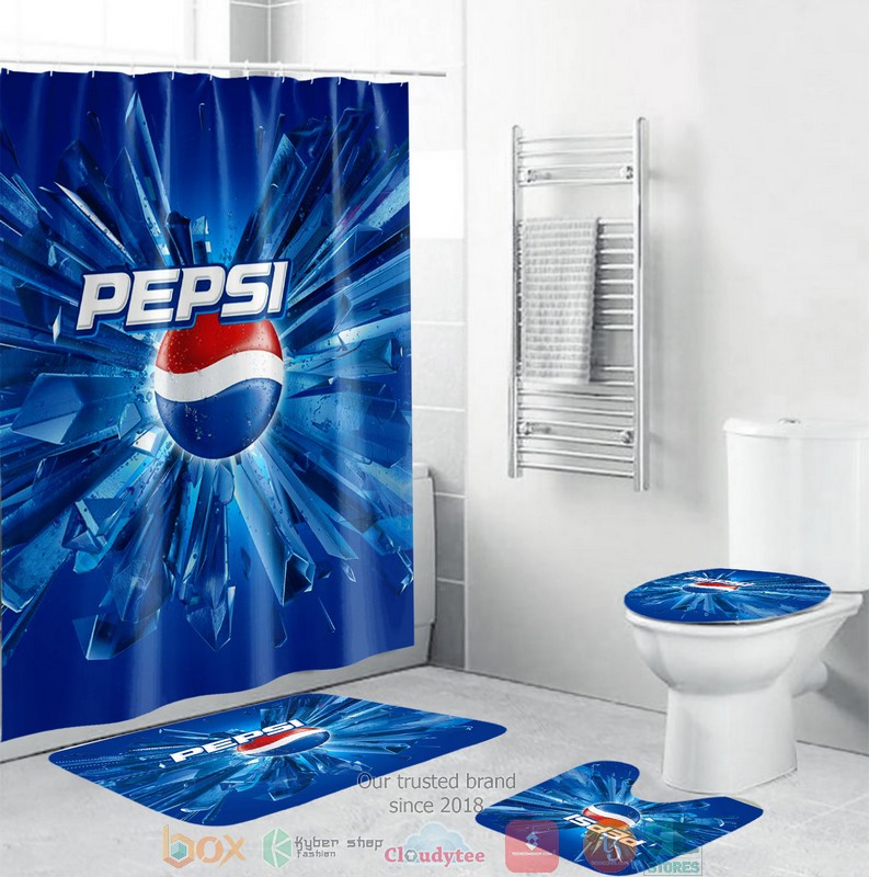 BEST Pepsi Shower curtain bathroom set