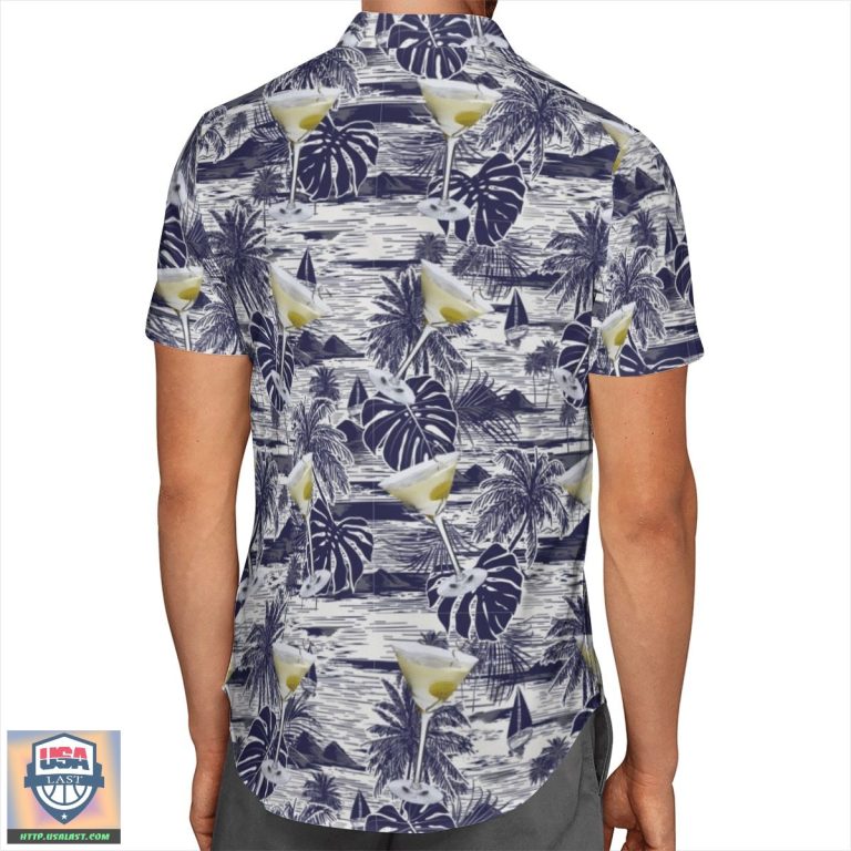 Rare Martini Cocktail Hawaiian Shirts Summer Short