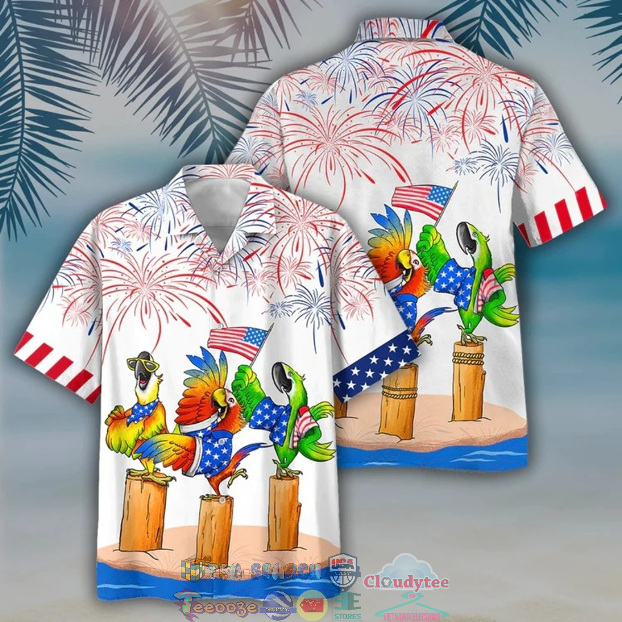 Parrot Independence Day Is Coming Hawaiian Shirt