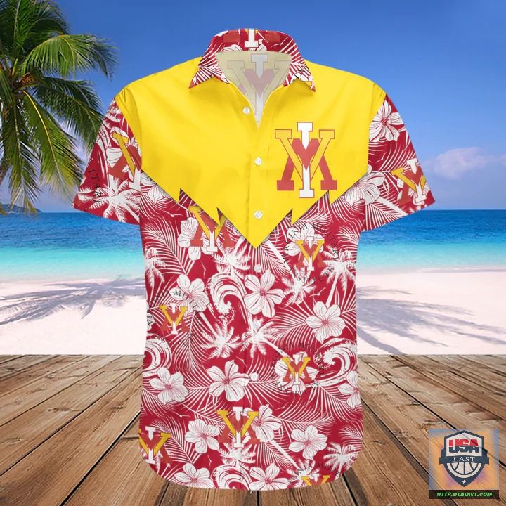 Great VMI Keydets NCAA Tropical Seamless Hawaiian Shirt