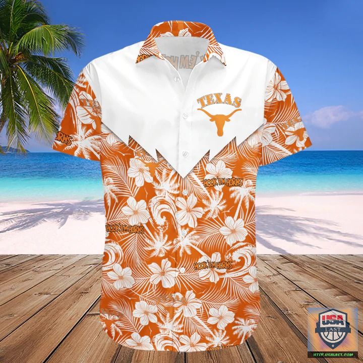 Fabulous Texas Longhorns NCAA Tropical Seamless Hawaiian Shirt