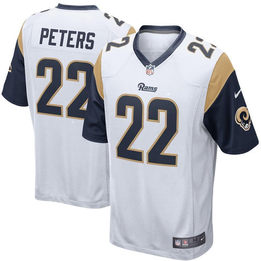 NEW Marcus Peters Los Angeles Rams Football Jersey
