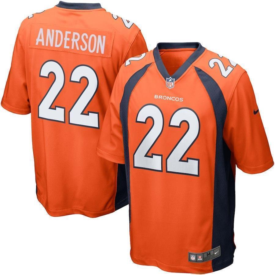 CJ Anderson Denver Broncos Football Jersey