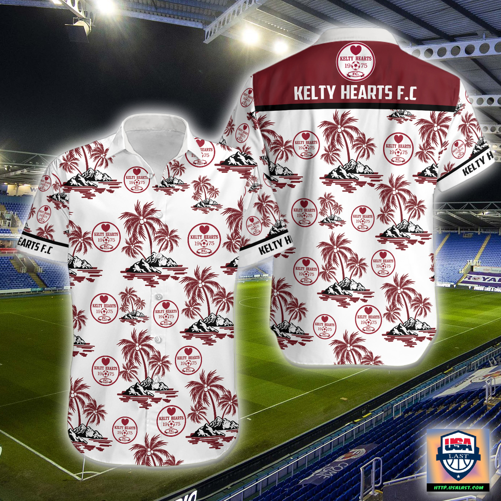 Excellent Kelty Hearts F.C Hawaiian Shirt