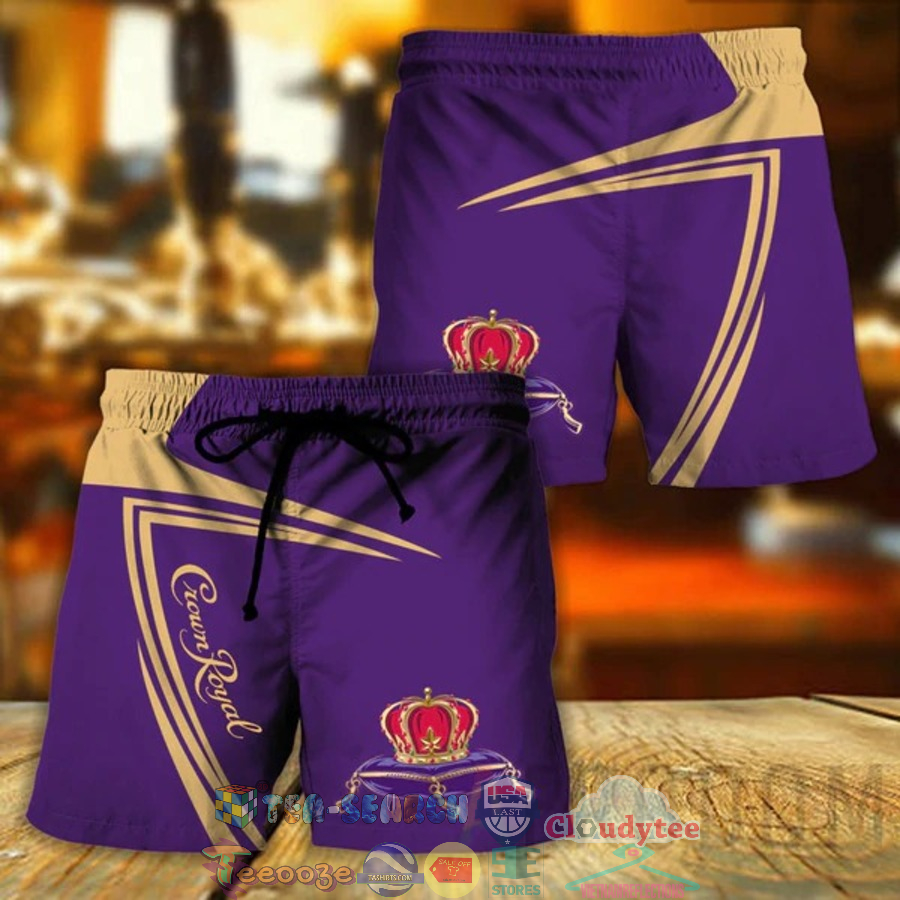 Crown Royal Basic Purple Hawaiian Shorts
