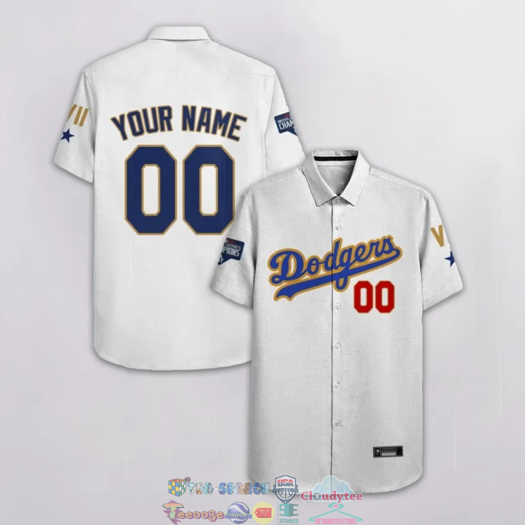 Hot Item Los Angeles Dodgers MLB Personalized Hawaiian Shirt