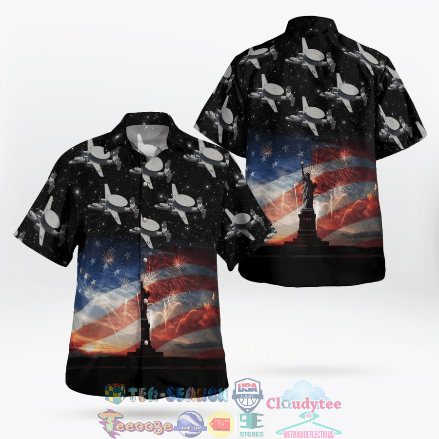 4th Of July US Navy Grumman Hawkeye Independence Day Hawaiian Shirt